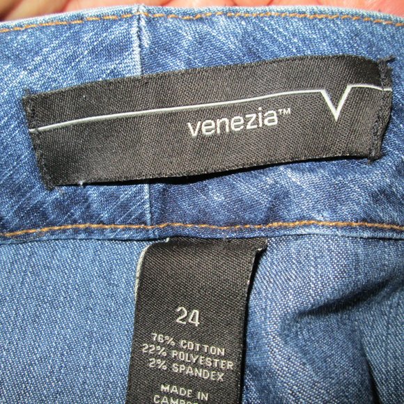 Venezia (Lane Bryant) Denim Skorts - Picture 3 of 4
